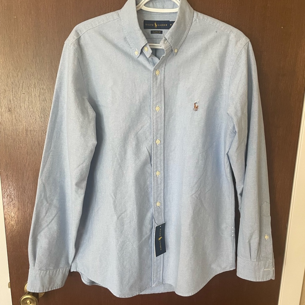 Ralph Lauren Men's Chambray Button Down Shirt